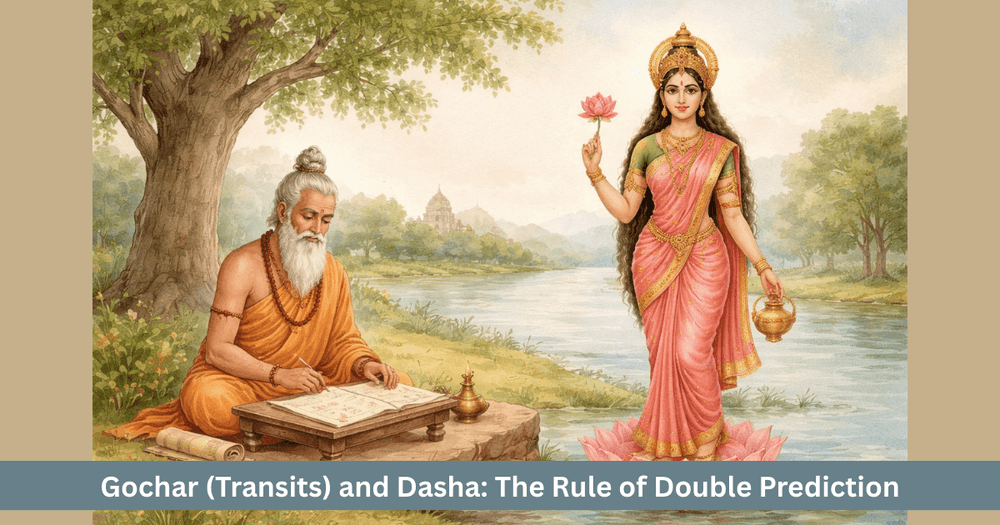 Gochar and Dasha   Rule of Double Prediction with Practical Examples