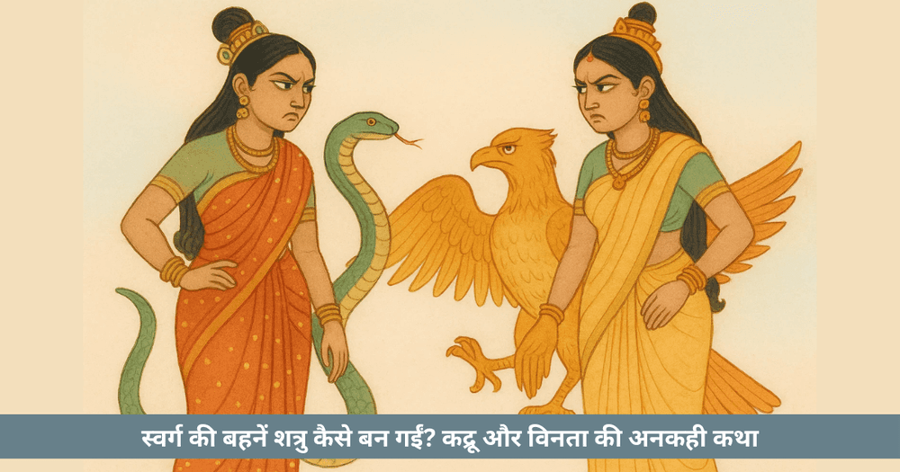 Story of Kadru and Vinata: Celestial Sisters' Enmity and Birth of Nagas and Garuda