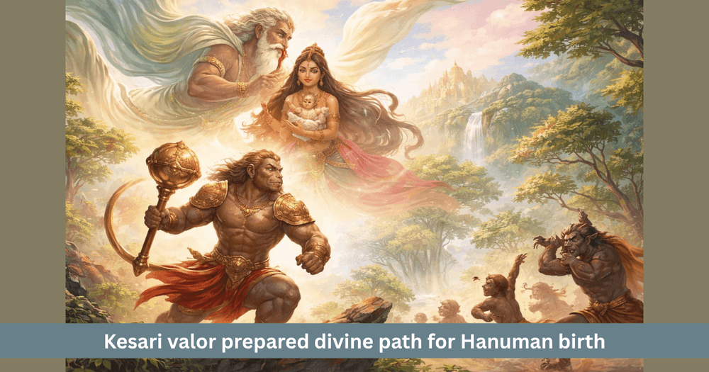 Kesari and the Tale of Hanuman’s Birth