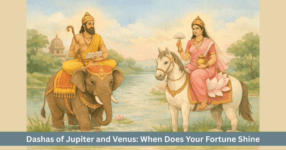 Jupiter Venus Dashas: Fortune Explained Complete
