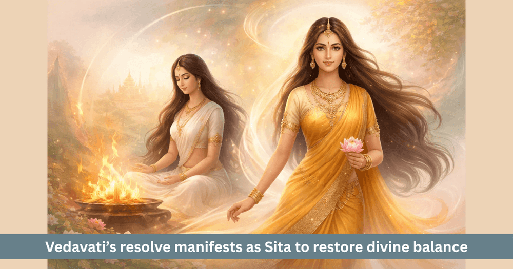 From Vedavati to Sita: Story of Dharma and Patience
