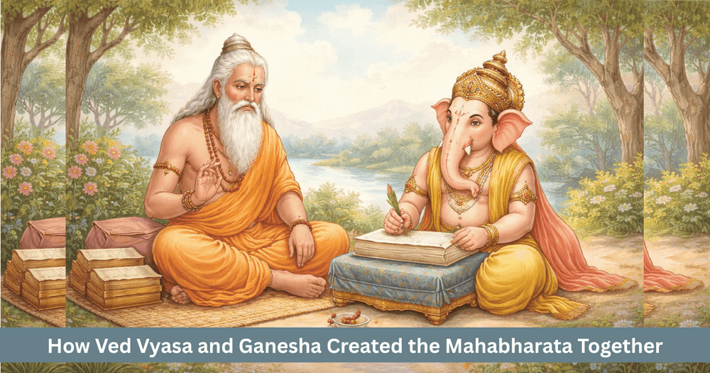 How Vyasa and Ganesha Created the Mahabharata: A Tale of Divine Collaboration and Sacrifice