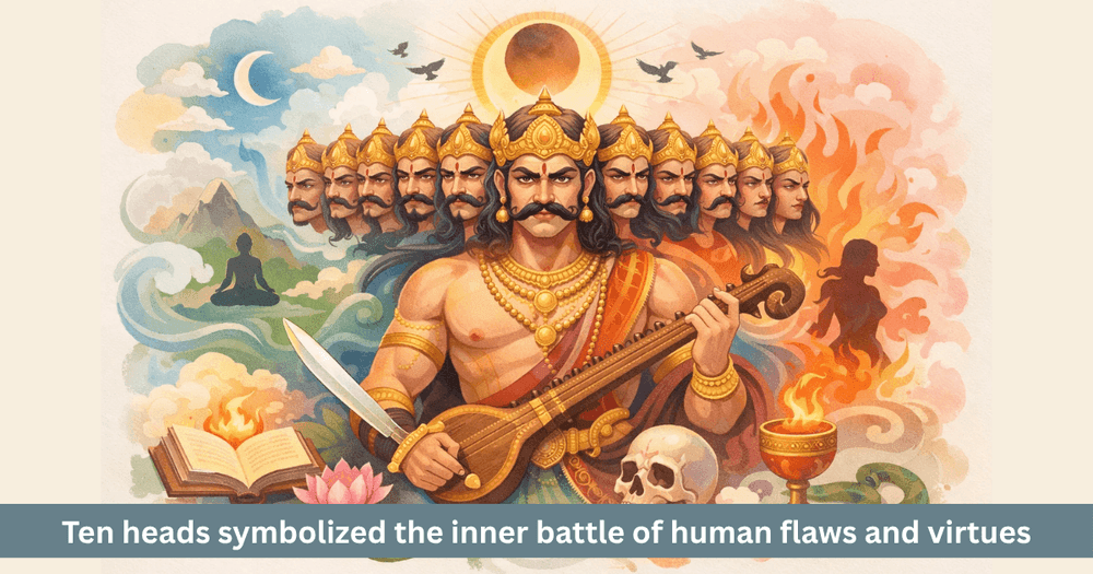Ravana’s Ten Heads: Symbolism Explained