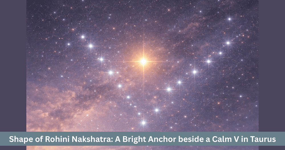 Rohini Nakshatra Sky Shape: How to Spot the Bright Star and V Pattern in Taurus