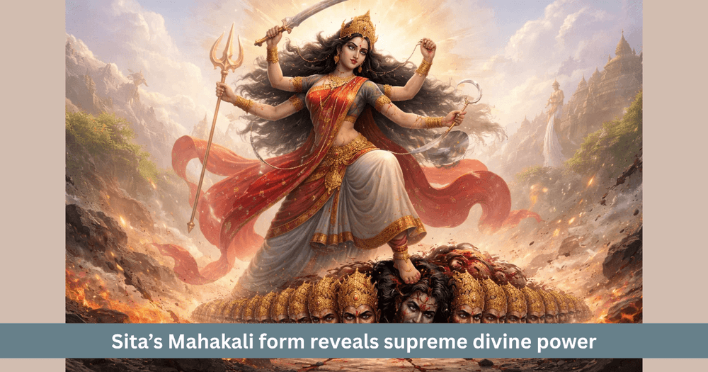 Sita’s Mahakali Form and Sahasramukha Ravana