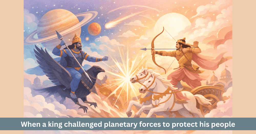 Shani Dev and Dasharatha Battle: Planetary Influence