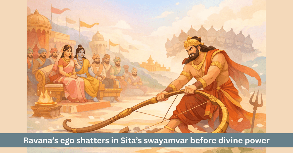 Ravana’s Ego Shattered at Swayamvara