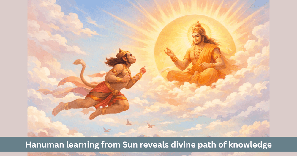 Hanuman and Surya Deva’s Wisdom