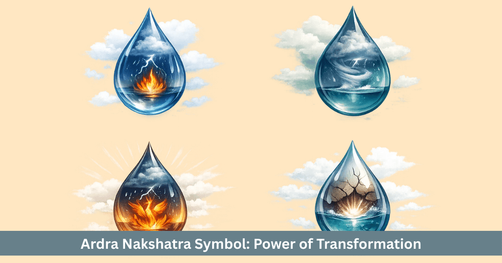 Ardra Nakshatra Teardrop Symbol Meaning