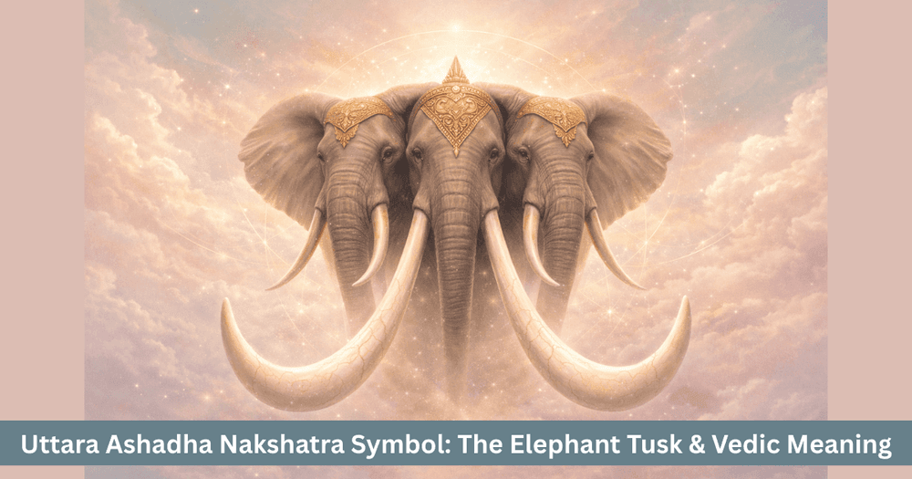Uttara Ashadha Elephant Tusk Symbol Meaning, Vishvedevas and Final Victory