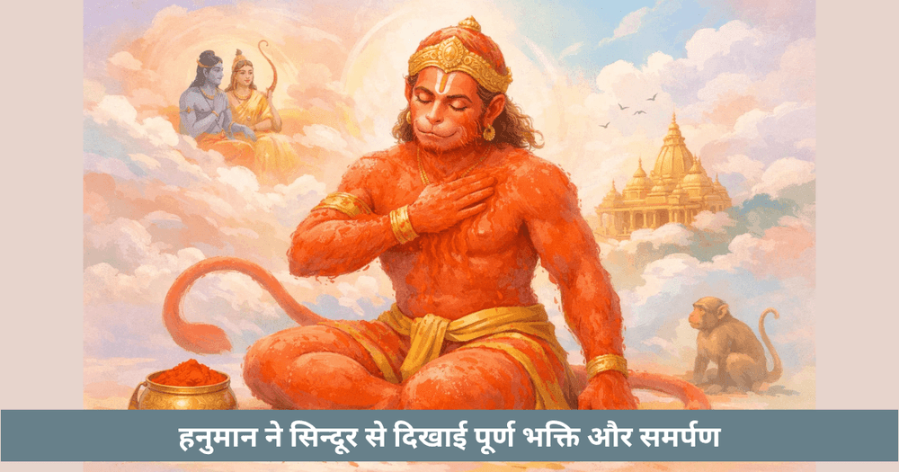 हनुमान और सिंदूर की भक्ति कथा
