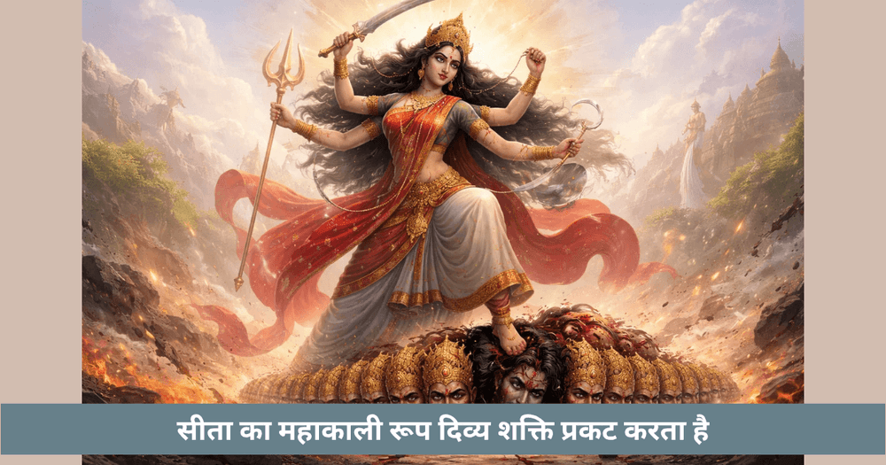 सीता का महाकाली रूप और सहस्रमुख रावण