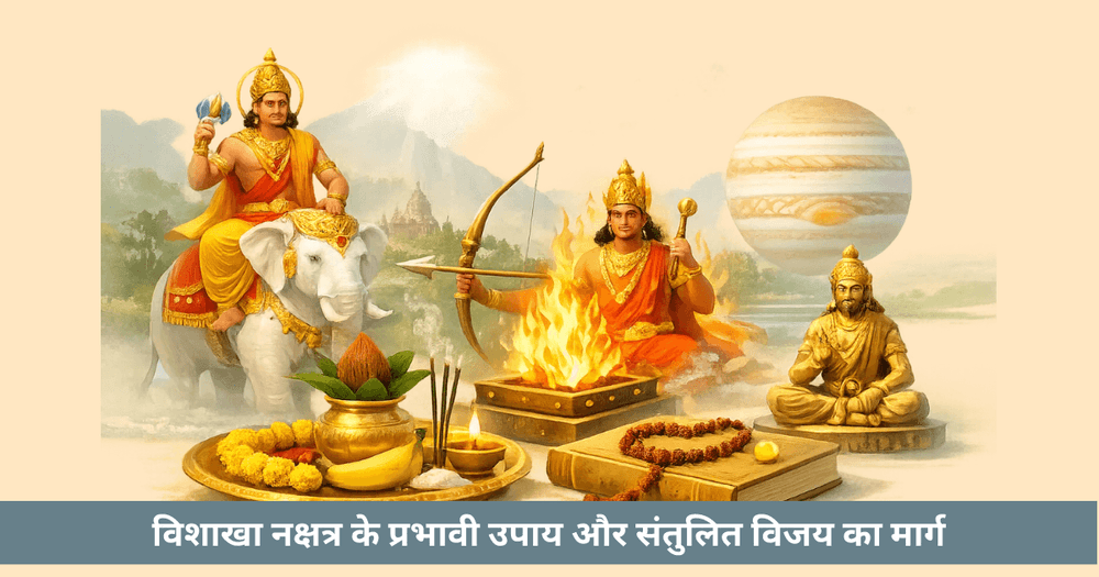 विशाखा नक्षत्र: गुरु और देवता उपाय