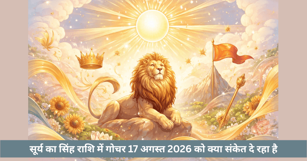 सूर्य का सिंह राशि में गोचर और जीवन में नेतृत्व