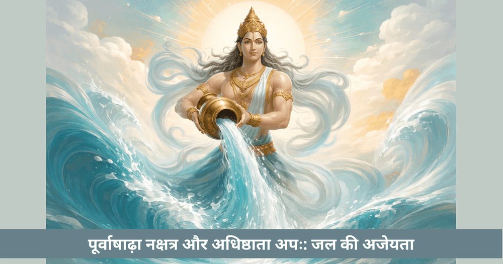 पूर्वाषाढ़ा नक्षत्र और अपः देव का आध्यात्मिक महत्व