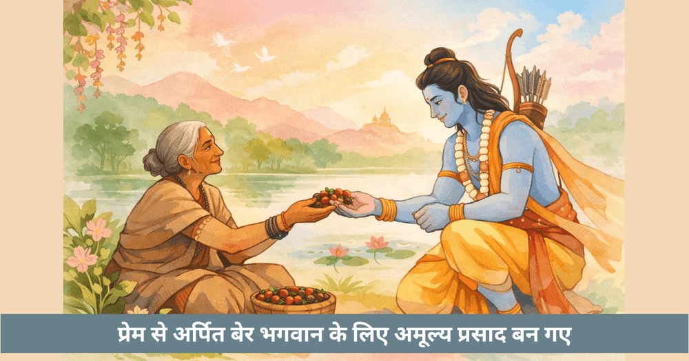 शबरी की भक्ति और दिव्य बेर की कथा