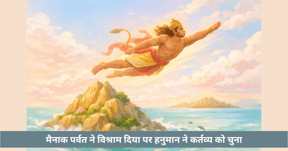 हनुमान और मैनक पर्वत की कथा