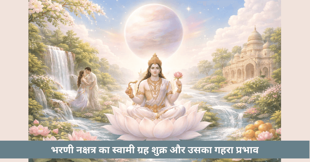 भरणी नक्षत्र में शुक्र: प्रेम, रचनात्मकता और आनंद