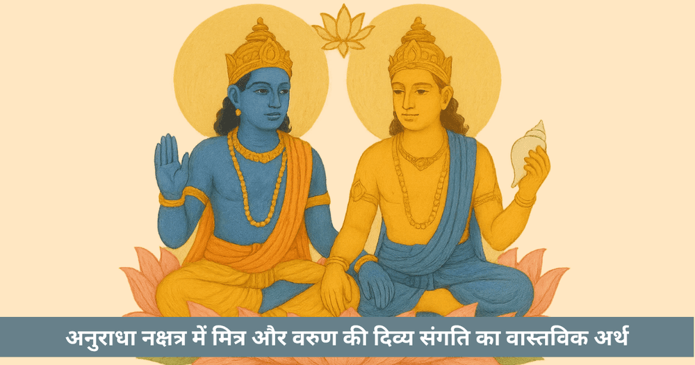 अनुराधा नक्षत्र: मित्र-वरुण संगति का गूढ़ ज्योतिषीय रहस्य