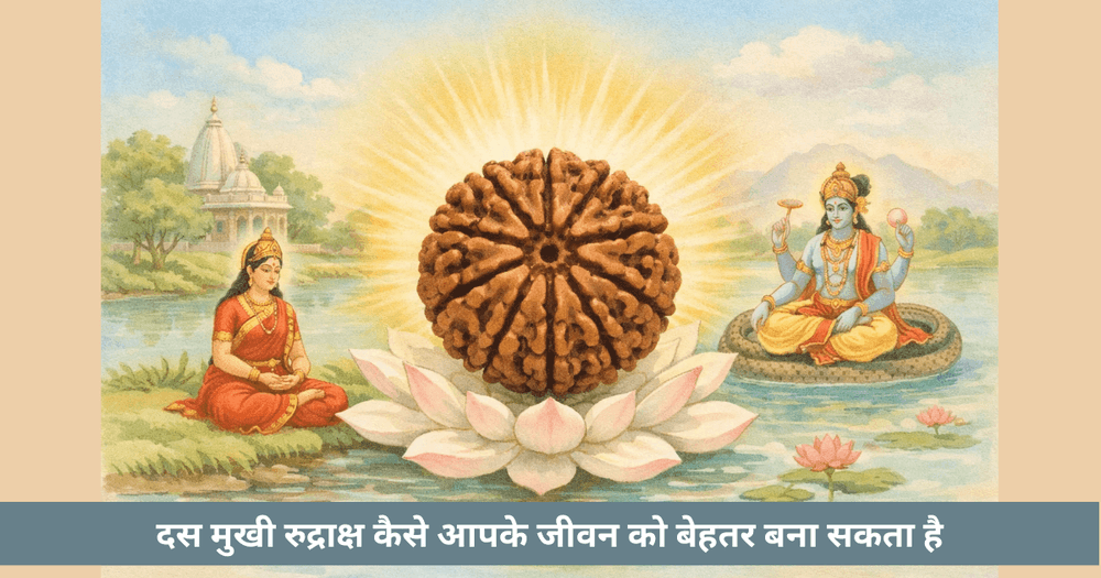 दस मुखी रुद्राक्ष के लाभ और प्रभाव