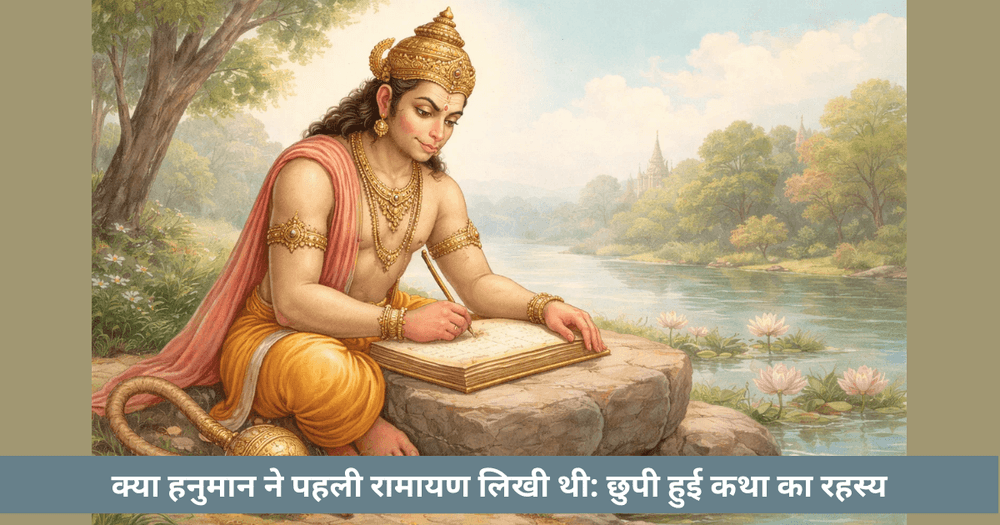 हनुमद रामायण: जब हनुमान की लिखी रामायण मिटा दी गई