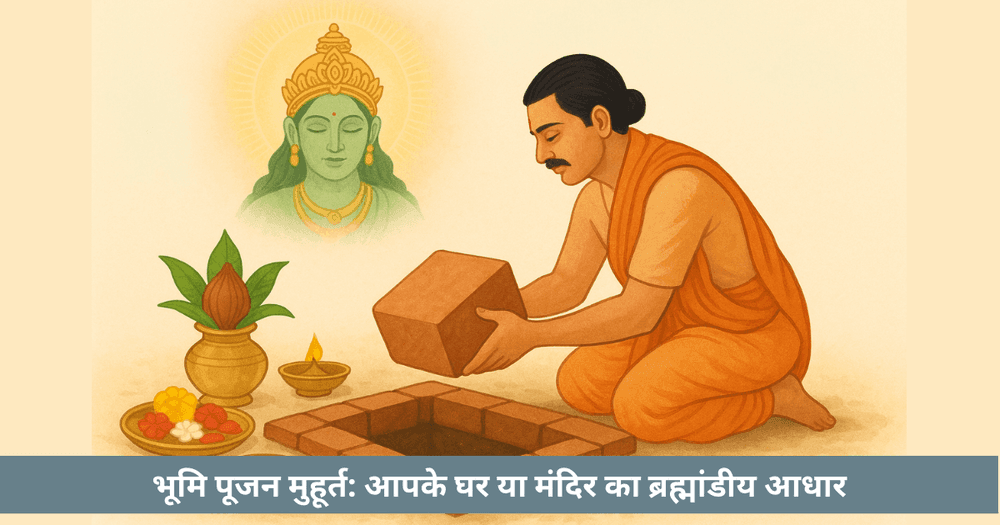भूमि पूजन मुहूर्त 2025-26: शुभ तिथि, नक्षत्र, दिशा और निर्माण आरंभ के पवित्र नियम
