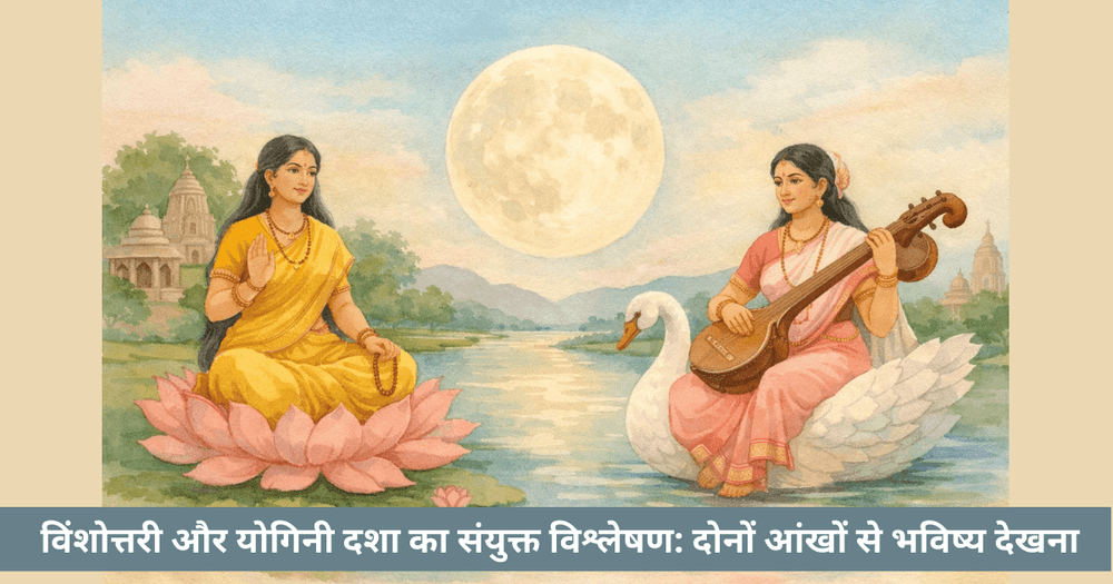 विंशोत्तरी और योगिनी दशा   आठ योगिनियों के साथ संयुक्त विश्लेषण