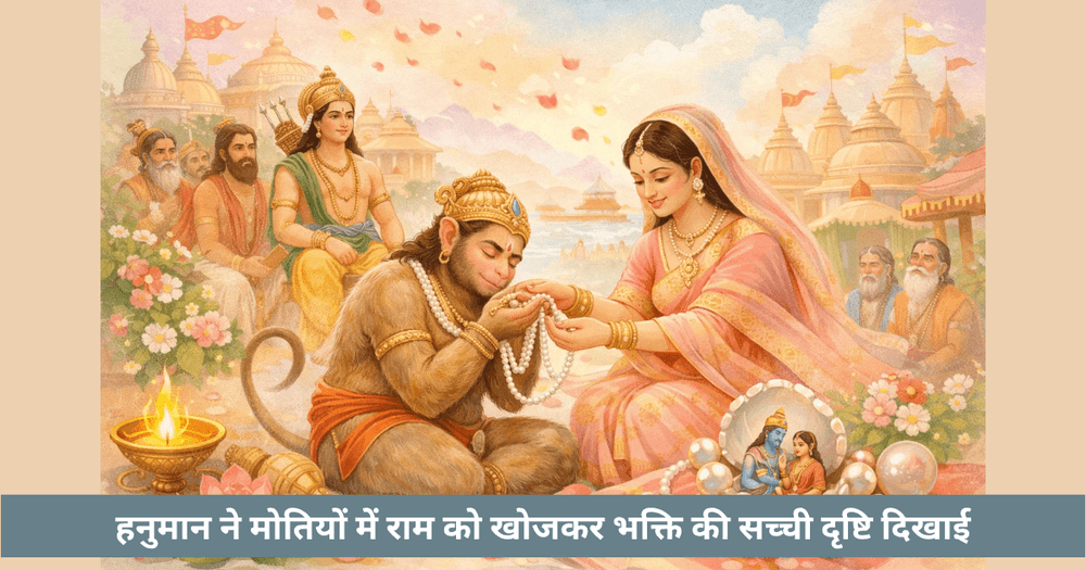 हनुमान और मोतियों में राम की खोज