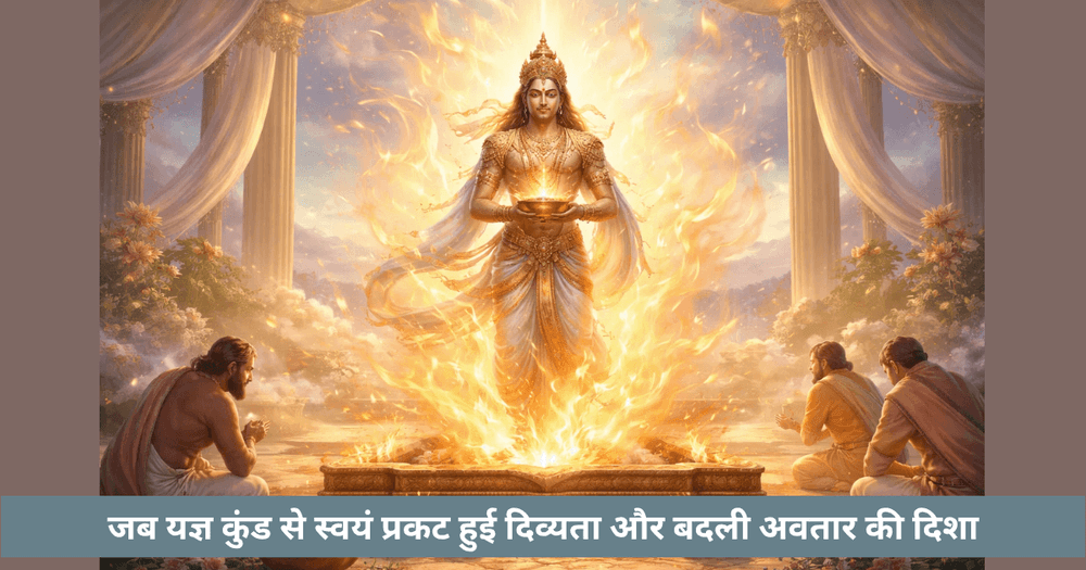 यज्ञ से प्रकट हुआ दिव्य प्राणी: अग्नि में दिव्यता