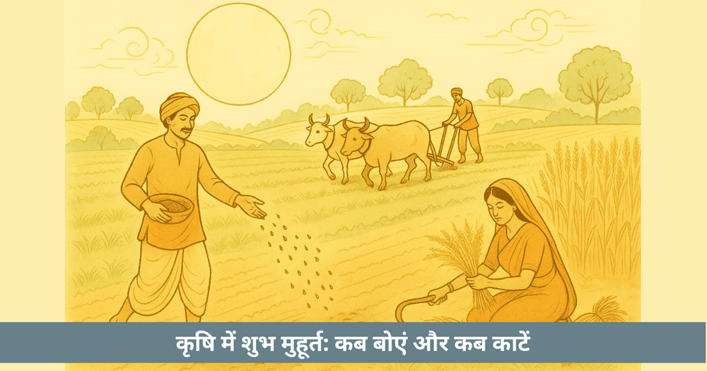 कृषि में शुभ मुहूर्त: पंचांग के अनुसार कब बोएं और कब काटें