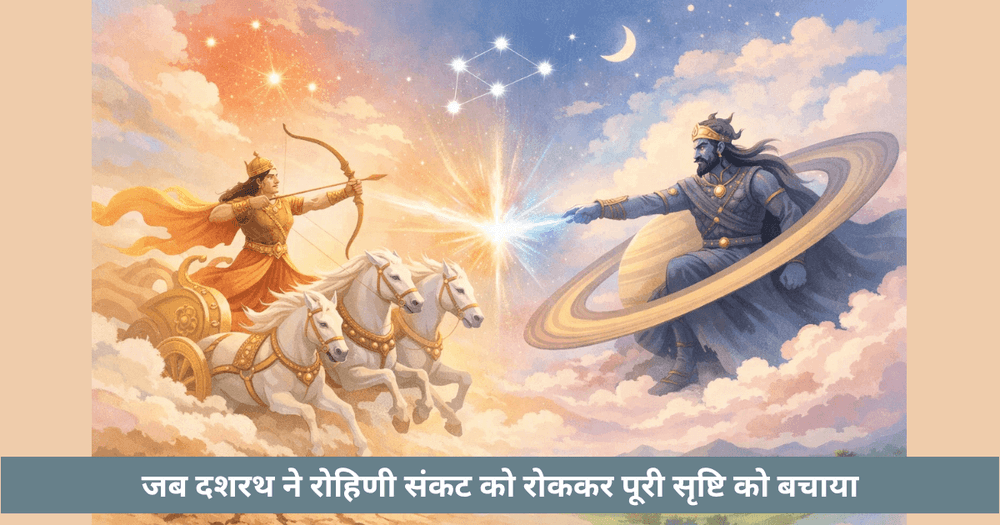 शनि देव और दशरथ का संघर्ष: शनि की गति रोकना