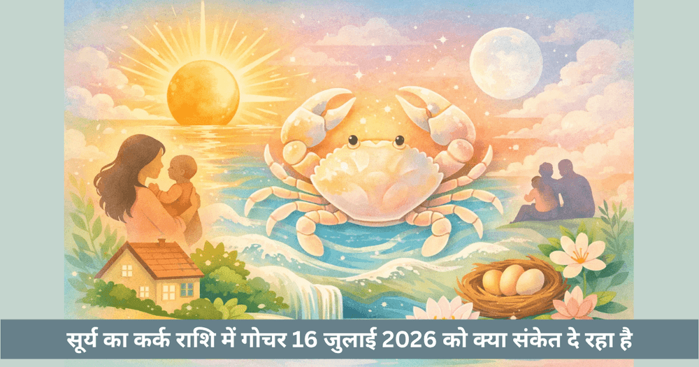 सूर्य का कर्क राशि में गोचर और भावनात्मक बदलाव