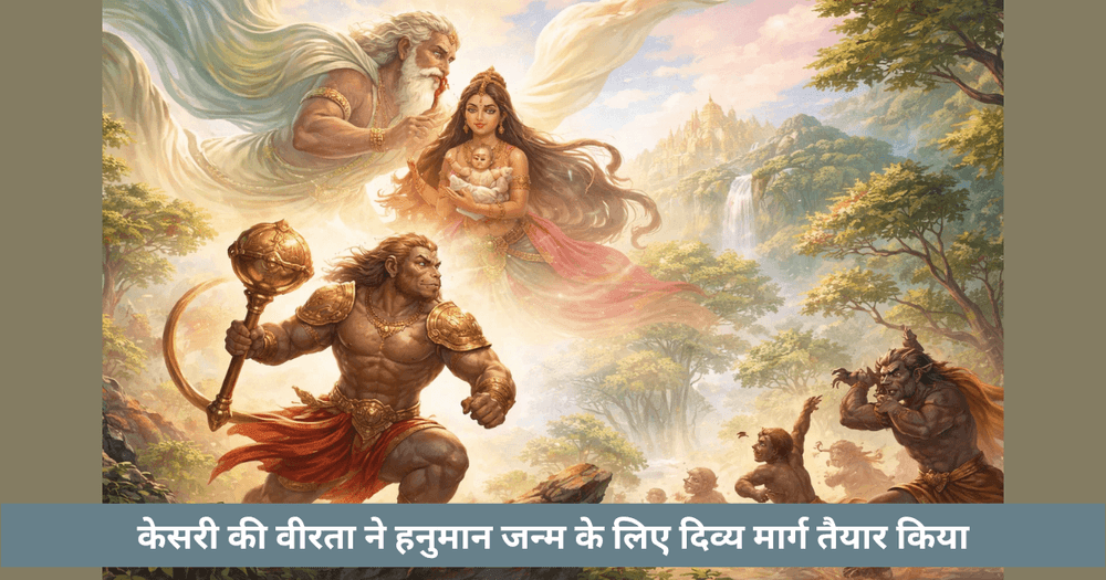 केसरी और हनुमान जन्म की कथा