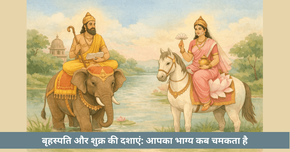 बृहस्पति और शुक्र की दशाएं: भाग्य की व्याख्या