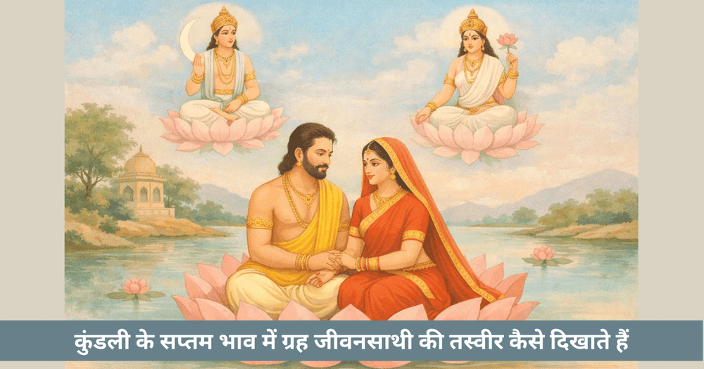 सप्तम भाव ग्रह फल जीवनसाथी वैदिक ज्योतिष