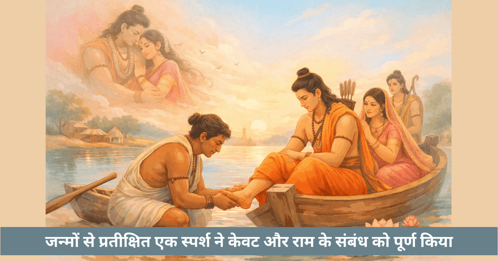 केवत और श्रीराम: दिव्य स्पर्श की कथा