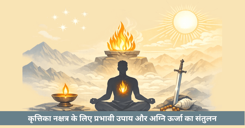 कृत्तिका नक्षत्र: आंतरिक आग और उपचार