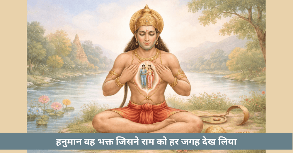 हनुमान ने राम को हर जगह कैसे देखा भक्ति की वह ऊंचाई जहां ईश्वर सर्वत्र दिखने लगते हैं