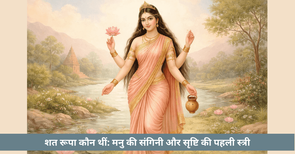 शत रूपा कौन थीं: मनु की संगिनी और सृष्टि की पहली स्त्री