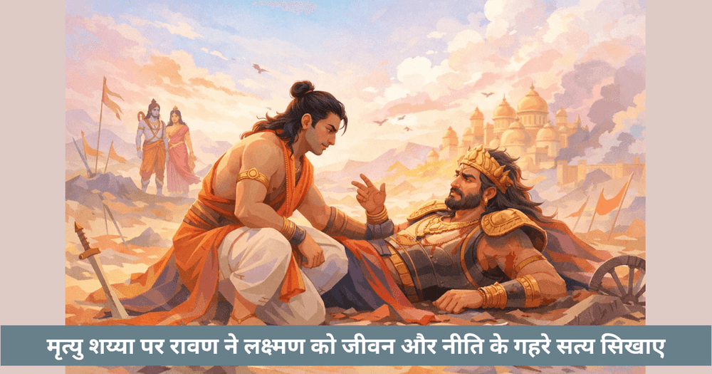 रावण की अंतिम शिक्षा और लक्ष्मण