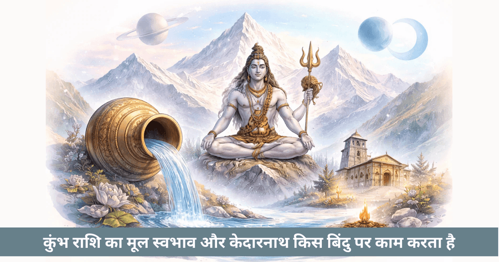 कुंभ राशि और केदारनाथ ज्योतिर्लिंग का आध्यात्मिक संबंध