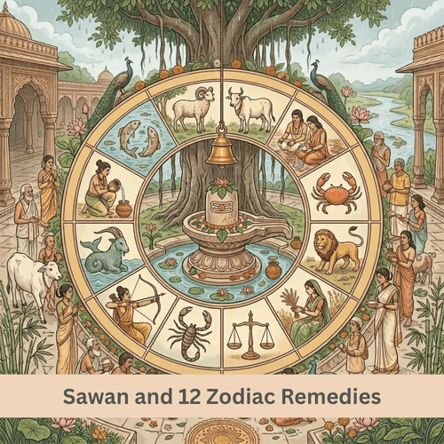 Sawan and 12 Zodiac Remedies