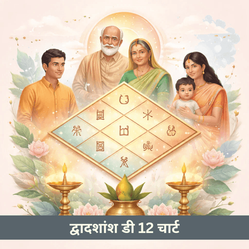 द्वादशांश D12 चार्ट क्या है और यह माता-पिता और दादा-दादी को कैसे दर्शाता है