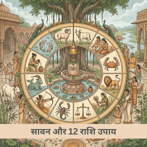 सावन और 12 राशि उपाय