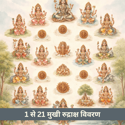 1 से 21 मुखी रुद्राक्ष का महत्व