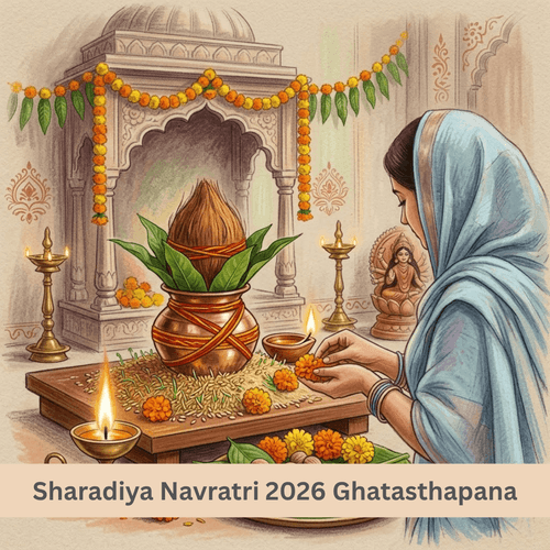 Sharadiya Navratri 2026 Ghatasthapana