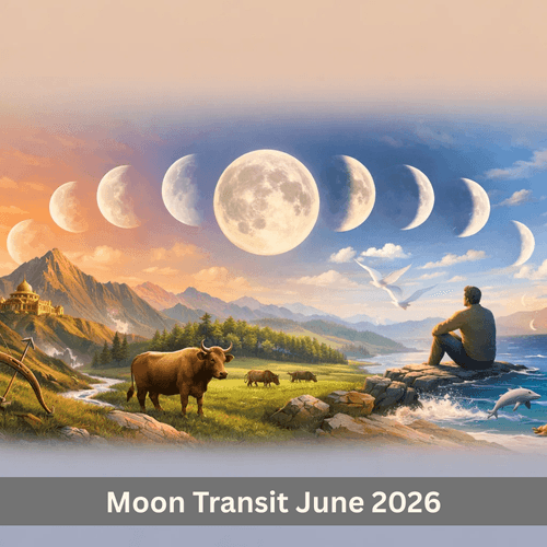 Moon Transit June 2026: Zodiac Change Timeline and Detailed Effects