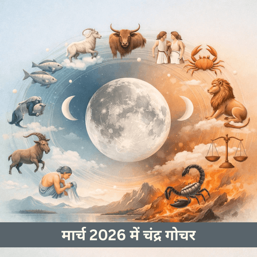मार्च 2026: चंद्र का संचार और भावनाओं का मासिक नक्शा