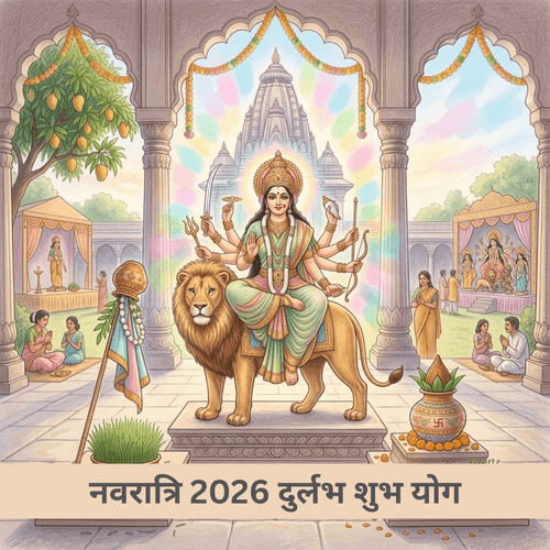 नवरात्रि 2026 दुर्लभ शुभ योग