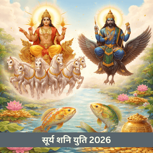 2026 में सूर्य-शनि युति: मीन राशि में नौकरी, करियर और आय में उन्नति